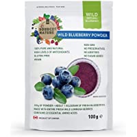 Los mejores  - Polvo de arándanos salvajes (100 g)- 100% fruta entera- sin extracto- sin concentrado- sin jugo de fruta añadido